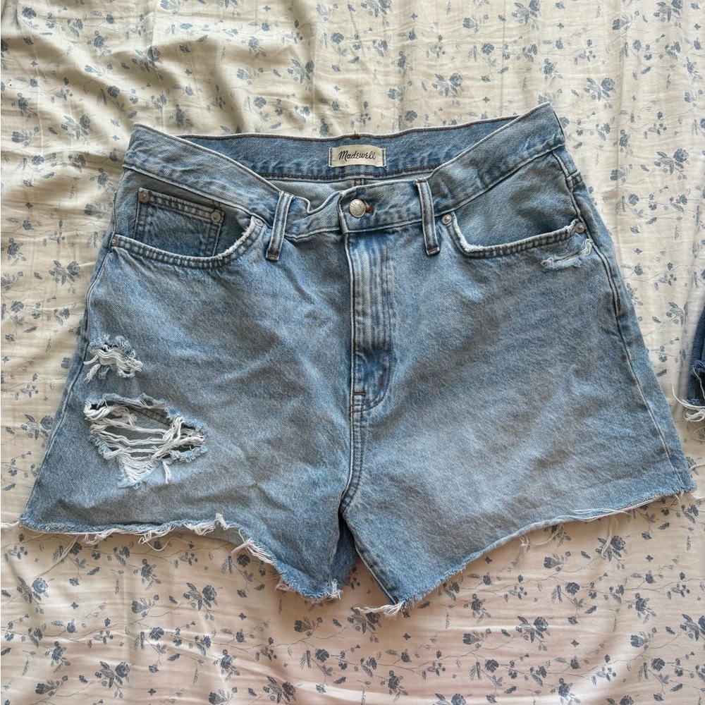 madewell mom jean shorts size 31